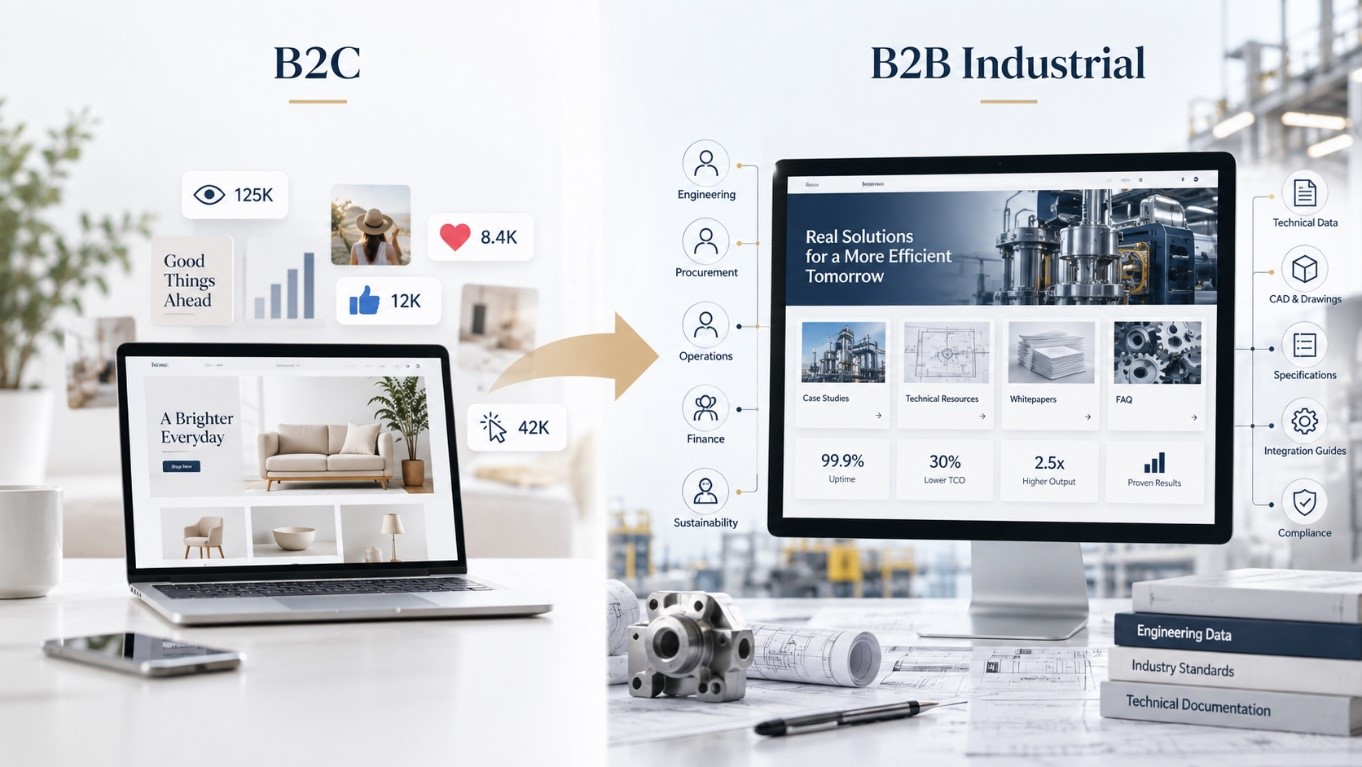 Thay đổi tư duy C2C vào môi trường Công nghiệp B2B